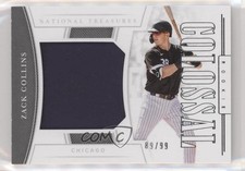2020 Panini National Treasures Rookie Colossal Materials 89/99 Zack Collins 9cf