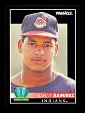 1992 Pinnacle #295 Manny Ramirez Rookie Cleveland Indians