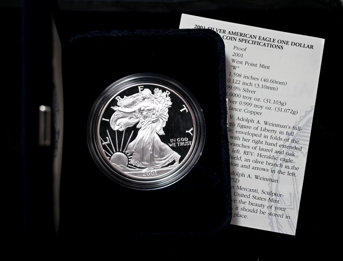 2001 W Silver Eagle Proof for sale | eBay