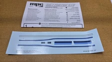 MPC 1967 Pontiac GTO DECALS & INSTRUCTIONS    1/25 scale NEW Model Kit PARTS