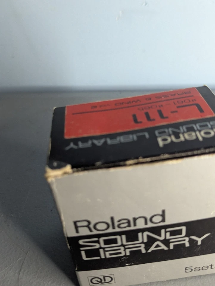 Roland Sound Library QUICK DISK (QD) L-111 BRASS & WIND Vol 2 #061-#065 Sets  - Image 2 of 4