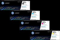 Hp 207A / W2210A / W2211A / W2212A / W2213A Toner Sparset Schwarz, Cyan, Magenta