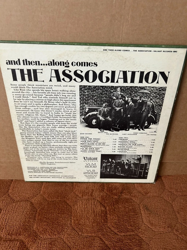 ASSOCIATION – AND THEN…ALONG COMES Valiant '66 Mono LP US Soft PSYCH GARAGE ROCK - Image 2 of 4
