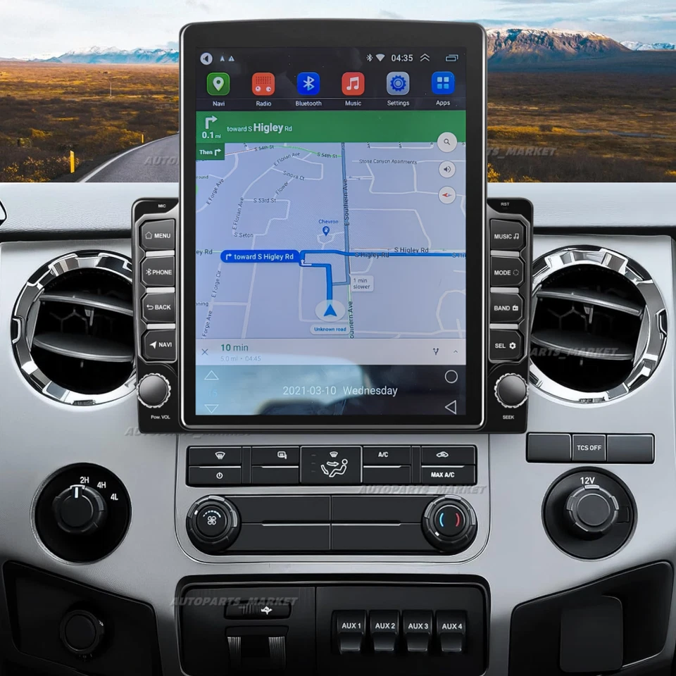 For 2011-2016 Ford F-250 F-350 Super Duty Android 13 CarPlay Stereo Radio GPS - Image 4 of 4