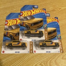 Lot Of 3 2025 Hot Wheels BMW 2002 77/250 Yellow