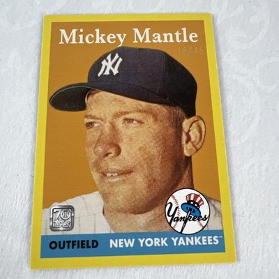 2021 Topps Baseball Mickey Mantle #14 /50 70th Anniversary Card - Yankees