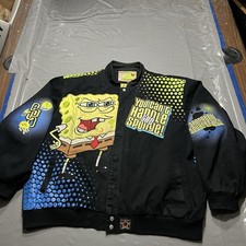 JH Designs Vintage SpongeBob SquarePants Racing Jacket 4XL