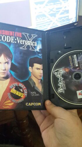 Resident Evil Code Verônica ps2 ( Biohazard ) + cd bônus Devil May Cry -  Escorrega o Preço