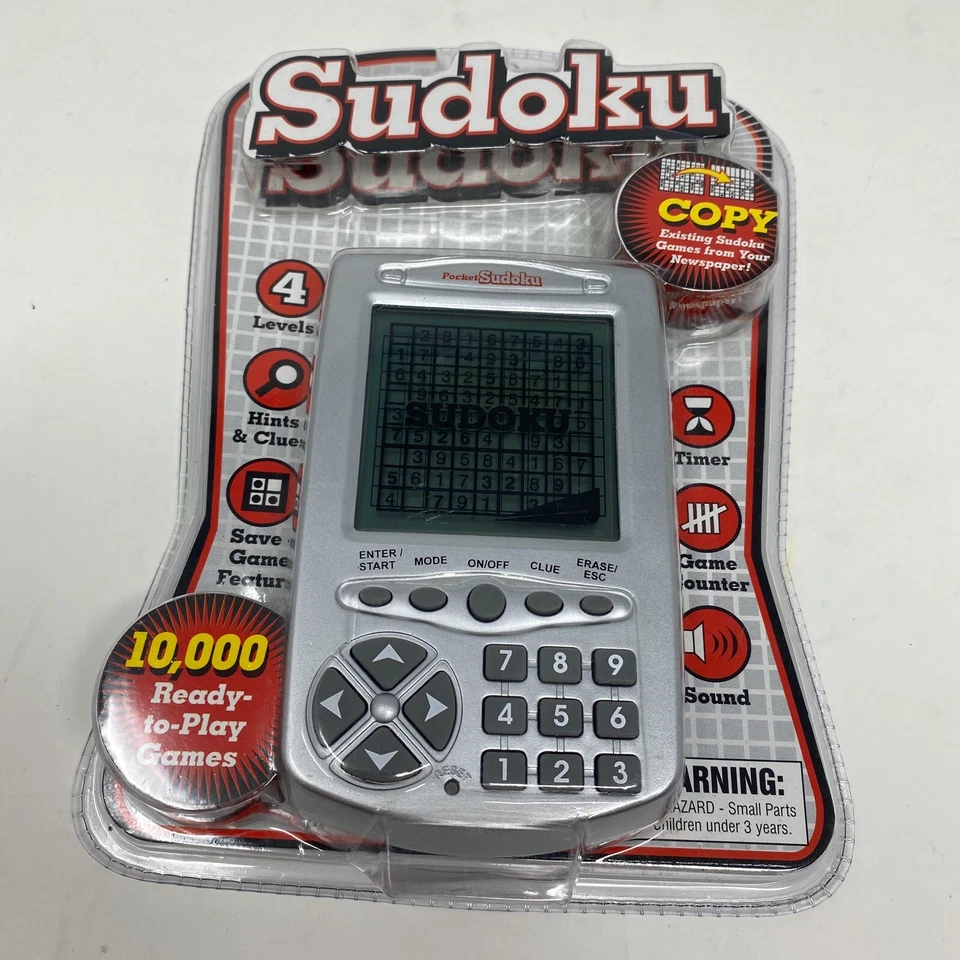 Juego portátil Pocket Sudoku nuevo 10000 juegos listos para jugar Foto 3 de 4