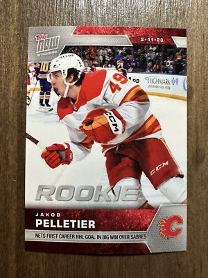 JAKOB PELLETIER 2022-23 Topps Now Stickers ROOKIE Print Run #/176 (194)