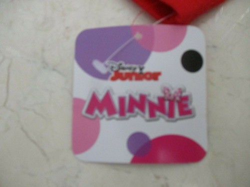 Nuevo con etiquetas Disney Junior 24 Mos Minnie Mouse "LOVE" Blusa Roja y Pantalones Grises Conjunto - Imagen 7 de 10