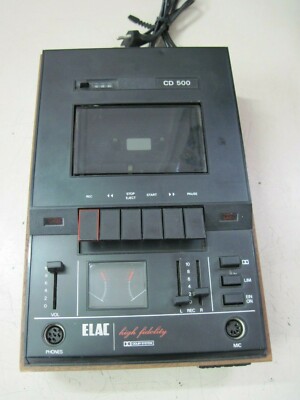  VINTAGE ELAC CD 500 CASSETTE PLATE FOR REPAIR