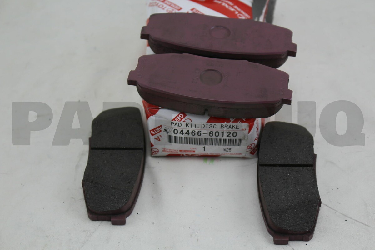 0446660120 Genuine Toyota PAD KIT, DISC BRAKE, REAR 04466-60120 | eBay