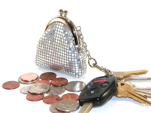 Women Mini Coin Purse Metal Mesh Kiss Lock Clasp with a Keychain (USA Stock) - Picture 10 of 88