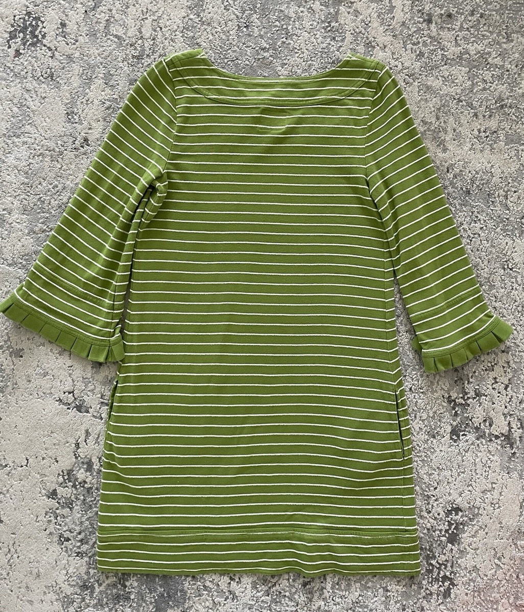 Juicy Couture Green White Pin Stripe Dress Size S | eBay