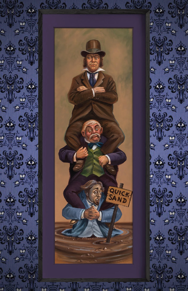 Haunted Mansion Quick Sand 13x19 Print - Disney Satin Finish Poster
