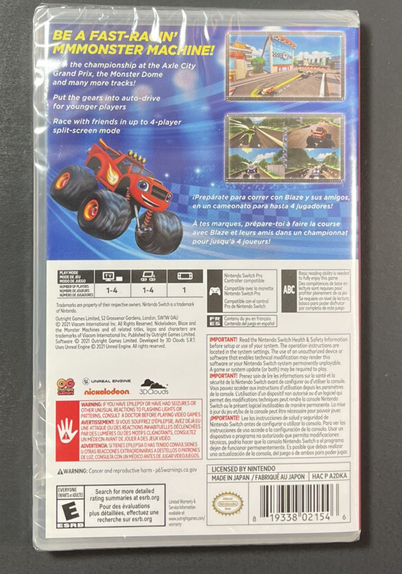 Blaze and the Monster Machines [ Axle City Racers