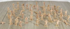 Toy Soldiers Plastic Greenbrier International  2" Military Army Men lot 60 Pcs