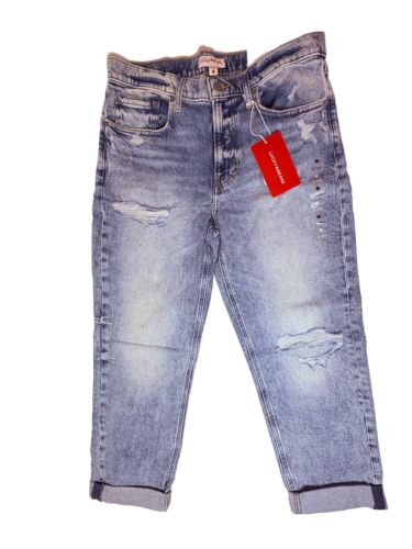 Lucky Brand Jeans Women’s Boy Mid Rise Relaxed Straight Distressed Size 8/29 NWT