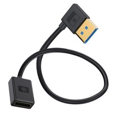 Right Angle Displayport 1.4 Extension Cable 90 DP Male to Female 8K Left