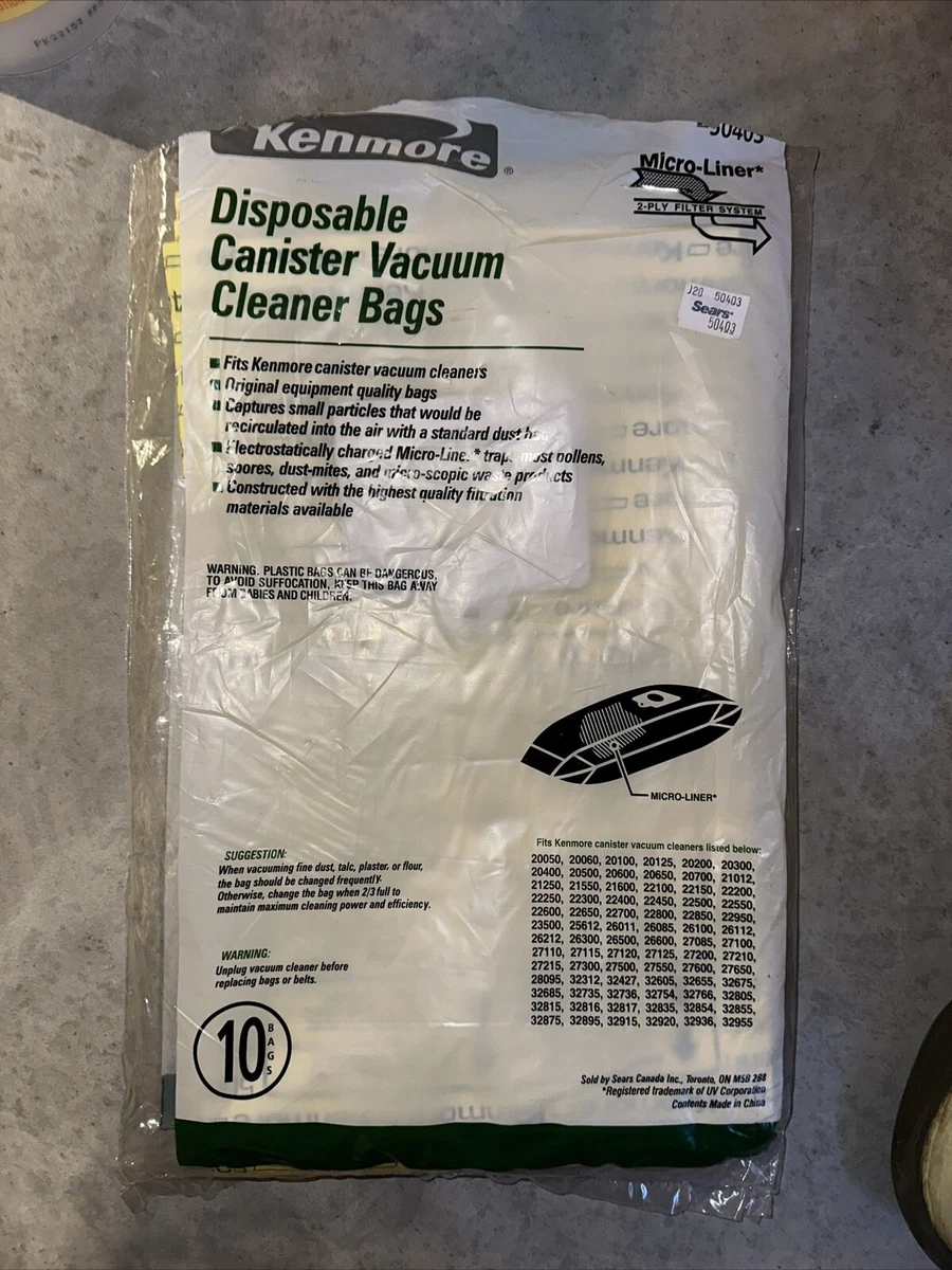 Bolsa Para Polvo De 3,5L - Pack De 10 Unidades Para Aspiradora Karcher RCV 5 Plus - 5 Capas De Filtración