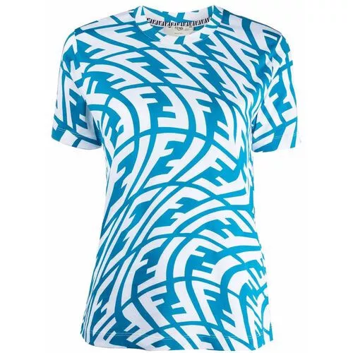 Fendi blue top t shirt