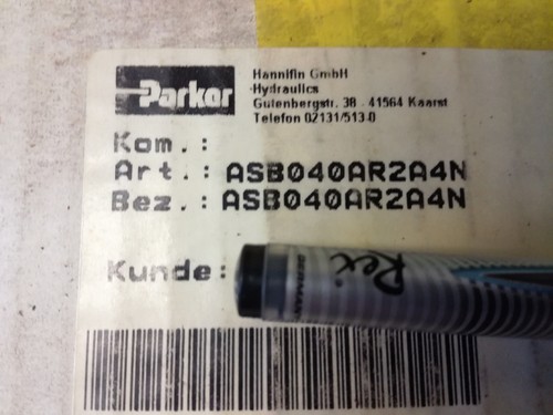 Parker ASB040AR2A4N Druckschalter Ventil Switches Pressure elektrohydraulisch NE - Picture 2 of 2