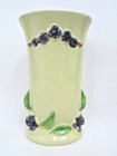 Vintage 1940's Shawnee Pottery Yellow Floral Vase, USA, 1268  7 3/4"
