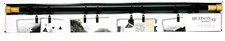 1 Count Hudson 43 Summit 32 Inch Black Hanging Rod With 8 Photo Clips Wall Decor