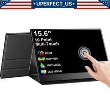 UPERFECT 15.6 Inch Touchscreen Monitor Display Second Screen for Raspberry Pi 5