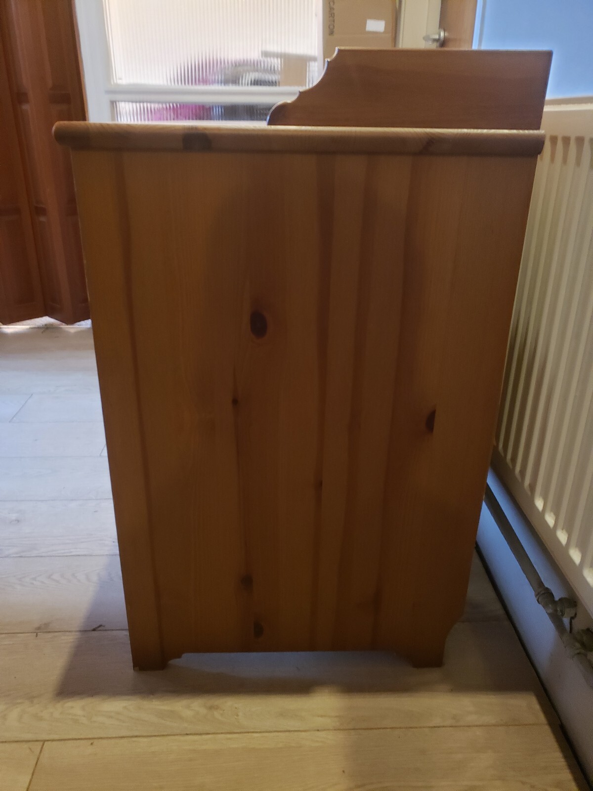 Ikea Leksvik Chest Of Drawers Antique Pine Stain eBay