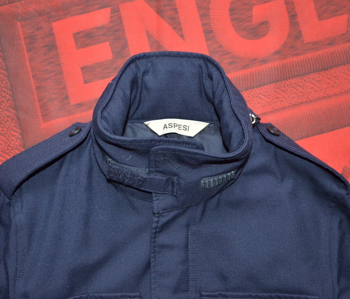 Aspesi Thermore Jacket Size M Navy Casual Clothing Luxury Brand