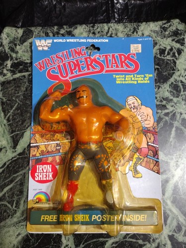 Iron Sheik WWF WWE LJN Wrestling Superstars Titan ...