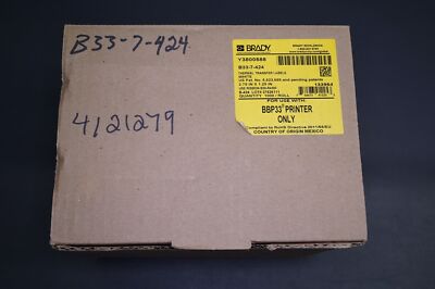 B33-7-424 Brady Printable Paper Labels BBP33 2.75'' x 1.25'' B-424 White 1000pcs