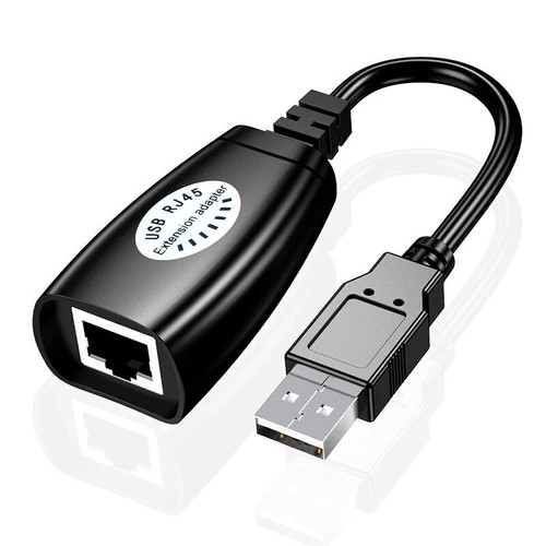 Extensor USB a RJ45 a través de cable Ethernet Cat6 para mouse teclado unidad flash USB - Imagen 2 de 8