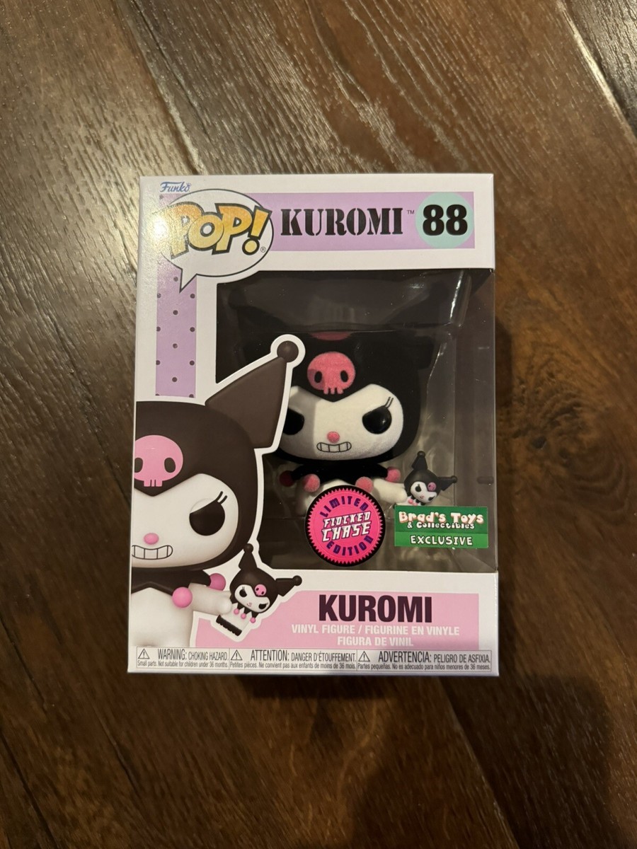 クロミ　サンリオ　Funko Pop Chase レア Sanrio Kuromi Flocked Chase Brad's Toys Exclusive SDCC 2024 FUNKO