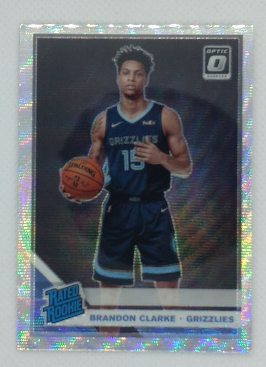 2019-20 Optic Rated Rookie Fanatics Silver Wave Prizm Brandon Clarke RC #194