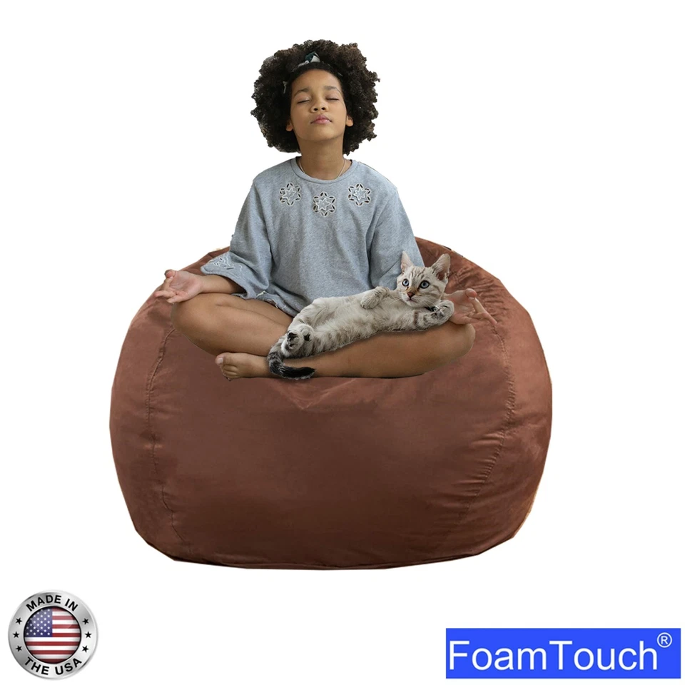 Большой Bean сумка стул: 5 футов памяти пены Bean сумка стулья для взрослых/детей с заполнением - Изображение 4 из 4