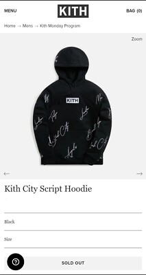Kith City Script Hoodie セット