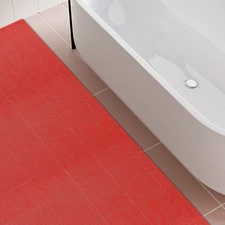 90x300 Cm Thick 5mm Pvc Hollow Anti Slip Floor Mat Non-Slip Floor Mat - Red