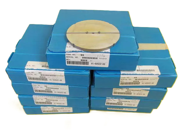 AMAT Applied Materials 01-82622-00 5" Platen Aluminum Pedestal Lot of 9 Working
