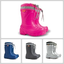 Kids Children Wellies Wellington Boots for Boys Girls Outdoor Rain Reflective
