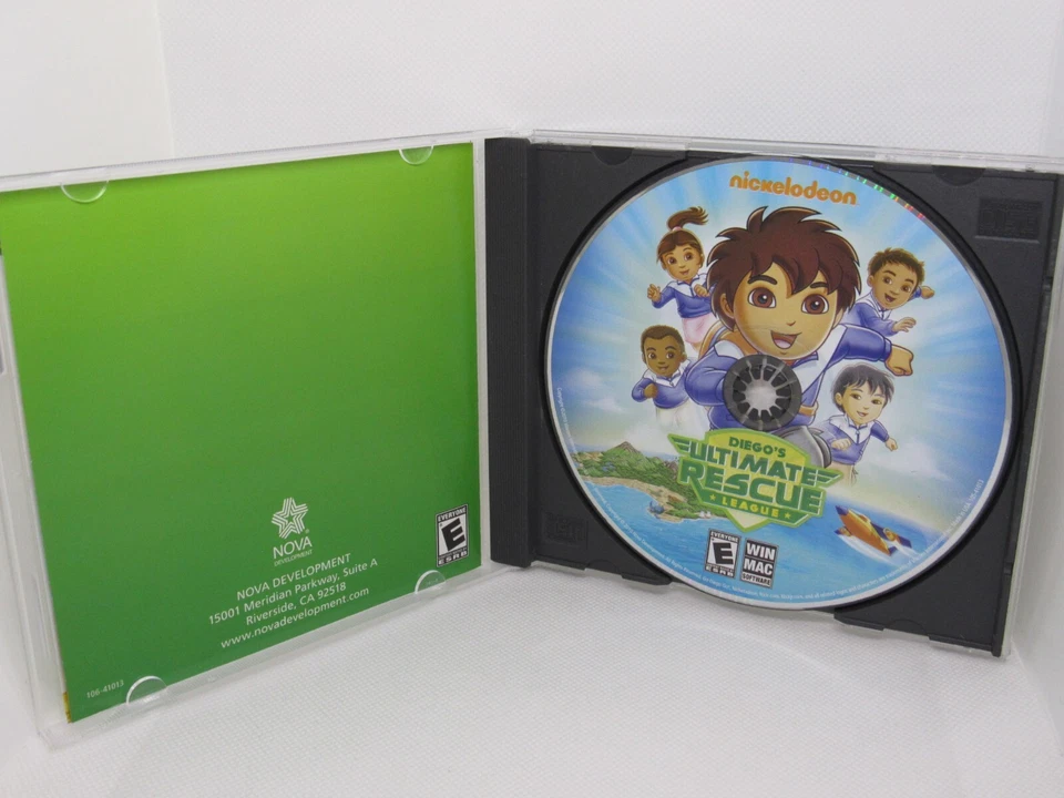 Nickelodeon Diego's Ultimate Rescue League Preschool CD Computer Software - Image 3 of 3