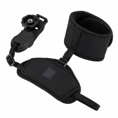 Camera Wrist Strap Secure Padded Hand Strap 1/4inScrew Plate for SLR/DSLR Camera