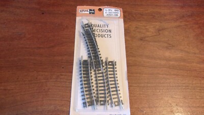 6 N Scale Atlas 1/2 9-3/4'' Radius Curve Track  #2511 Nickel Silver Code 80 BNOS