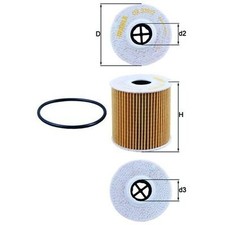 Oil Filter For Citroen C5 Aircross 1.6 PureTech 180 Mahle 1109AH 1109AJ 1109CK