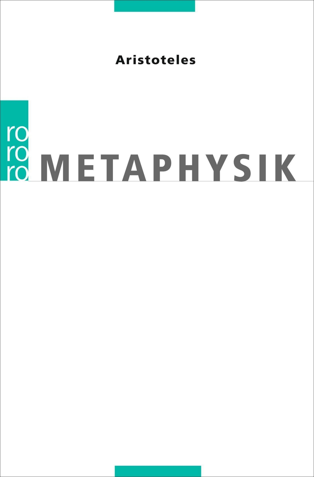 Metaphysik, Aristoteles