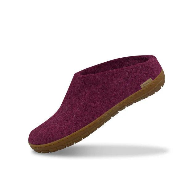 SAOLA Glerups Ciabatta da donna mirtillo rosso suola in gomma miele (EU 36 39)