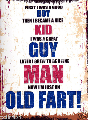 FIRST I WAS A GOOD BOY BLECHSCHILD RETRO VINTAGE STYLE, lustig, Männerhöhle, Garage