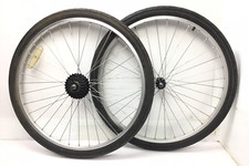 26" Beach Cruiser Alloy Wheel Set 6-Speed Freewheel 1.95" Tire Bicycle #C12